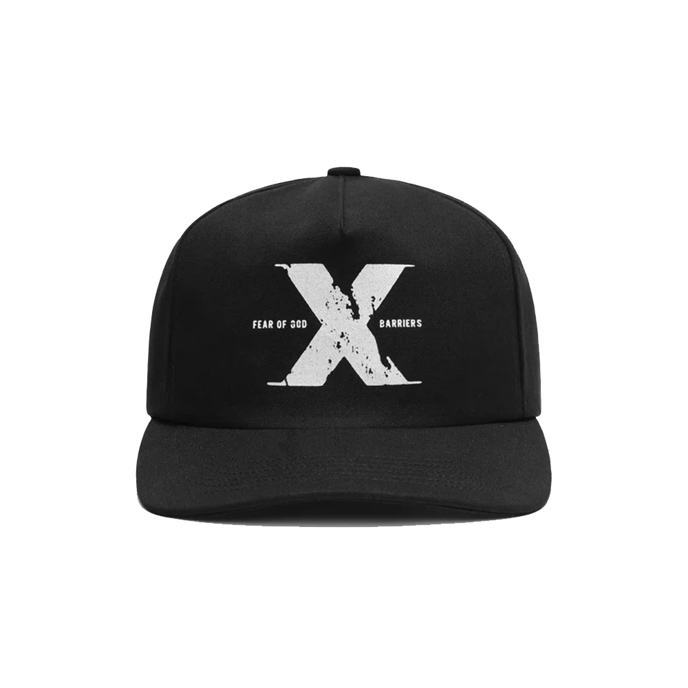 Black "X" Snapback